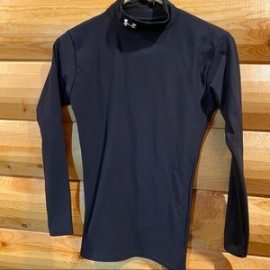Under Armour mock neck baselayer top. Size small